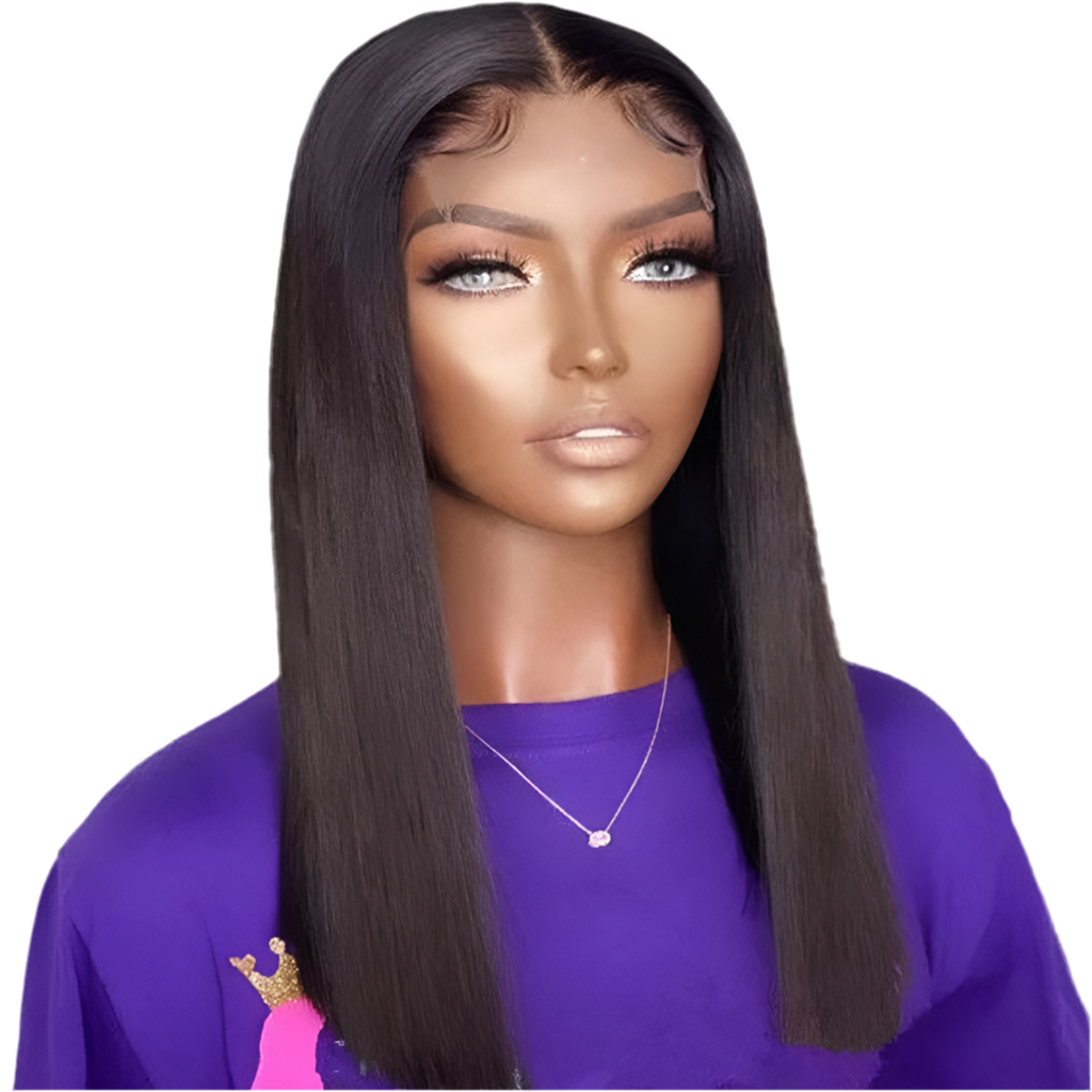 Double Drawn Bone Straight Human Hair Wigs