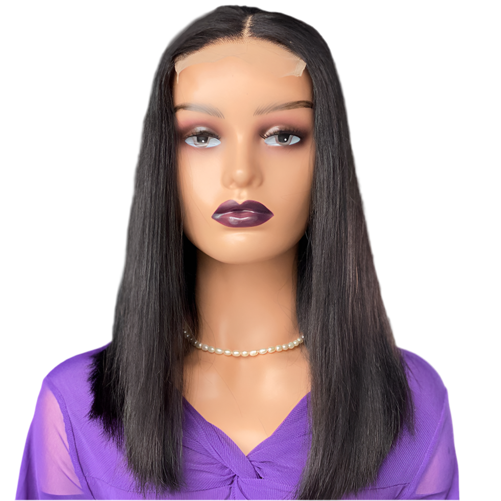 Double Drawn Bone Straight Human Hair Wigs