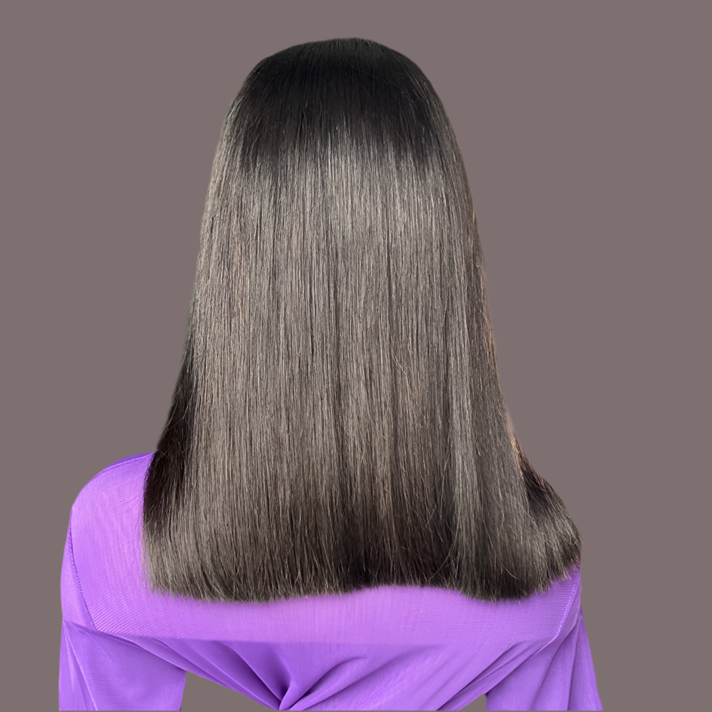 Double Drawn Bone Straight Human Hair Wigs